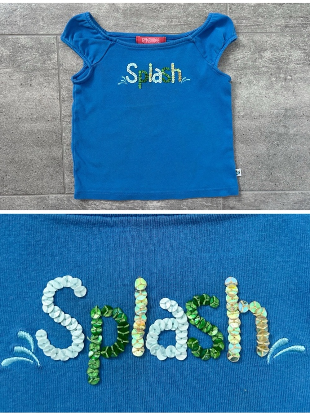Gymboree Vintage 2005 Pool Party Top Size 4